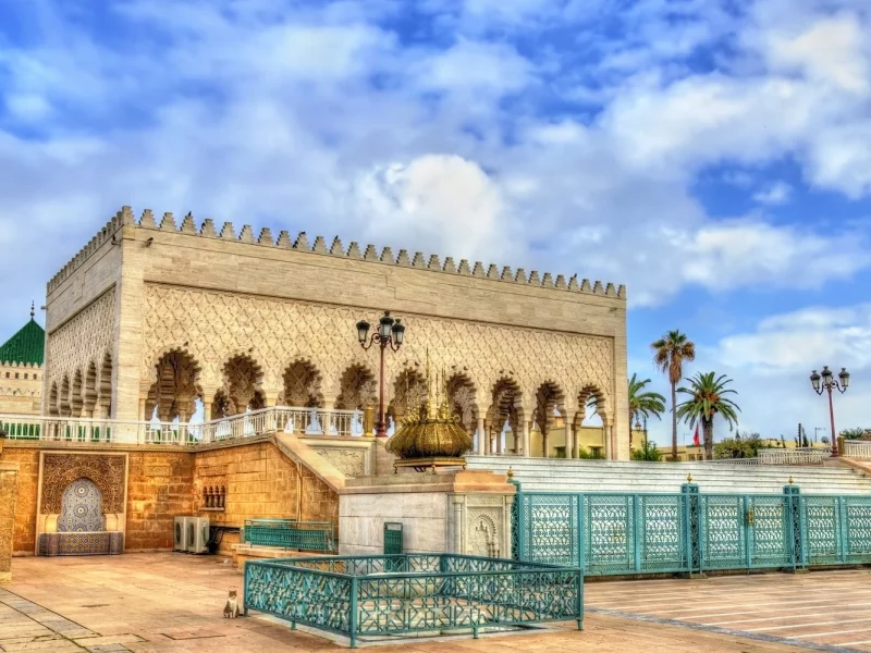 Marokko -  Reise durch das Land der Kontraste: Rabat mit Mausoleum von Mohammed V