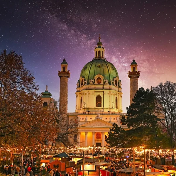 Adventglanz an der Donau: Wien