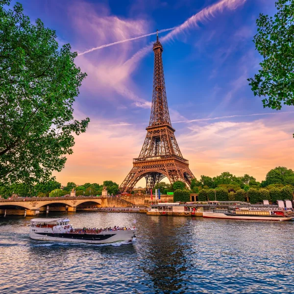 Busreise Städtereise Paris - Stadtpanorama Seine & Eifelturm
