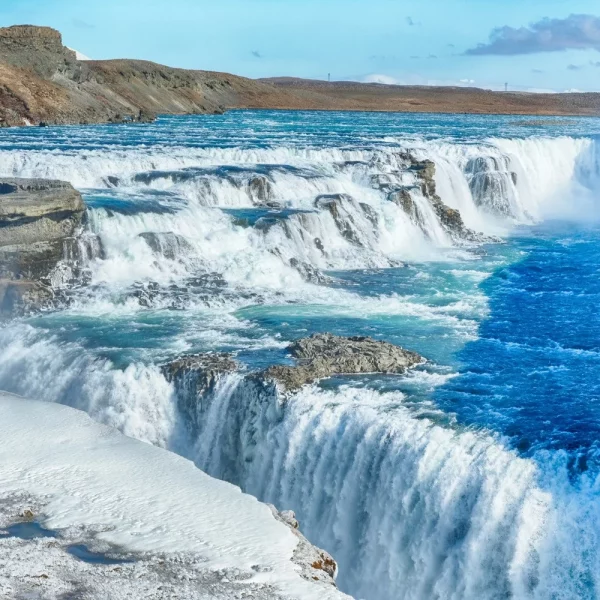 Flugreise Faszination Island: Wasserfall Gullfoss