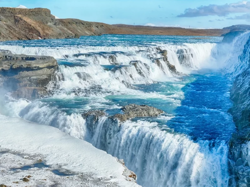 Flugreise Faszination Island: Wasserfall Gullfoss