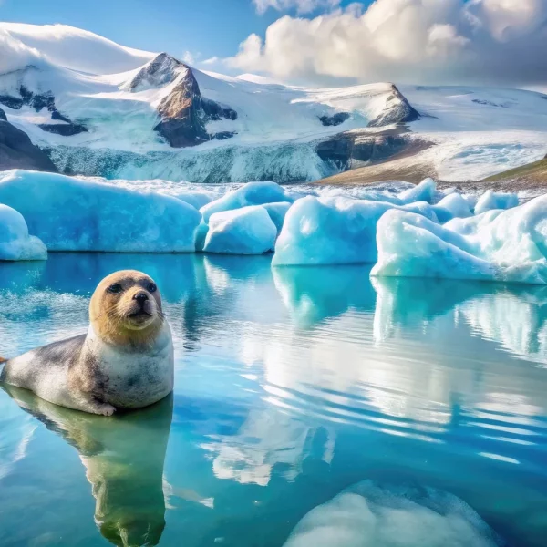 Gletscherlandschaft um den Vatnajökull