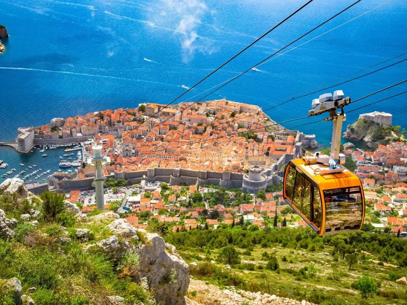 Rundreise den Balkan entdecken. Hier: Blick auf Dubrovnik