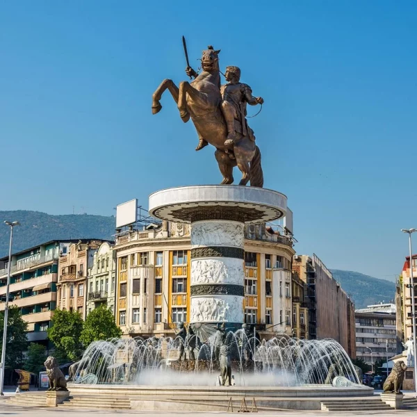 Rundreise den Balkan entdecken. Hier: Skopje in Nordmazedonien