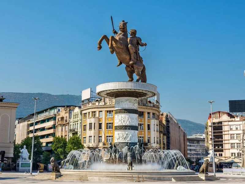 Rundreise den Balkan entdecken. Hier: Skopje in Nordmazedonien