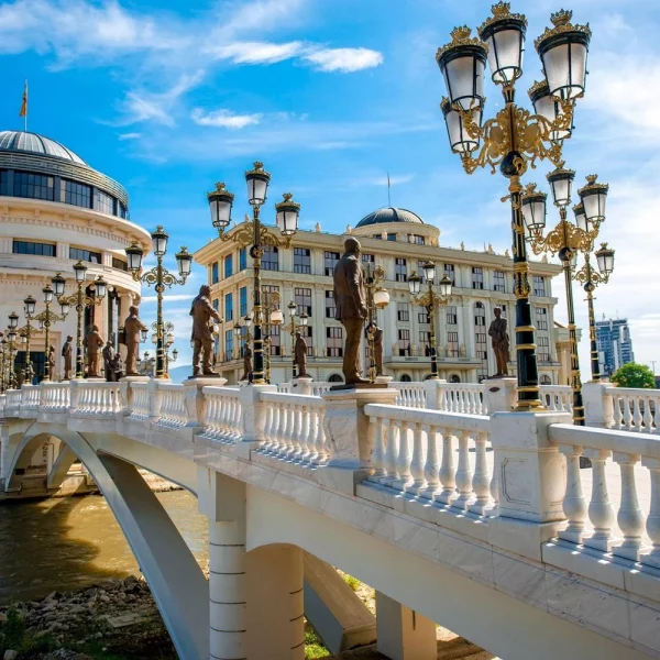 Rundreise den Balkan entdecken. Hier: Skopje in Nordmazedonien