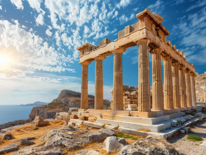 Flugreise nach Rhodos - der Perle der Ägäis